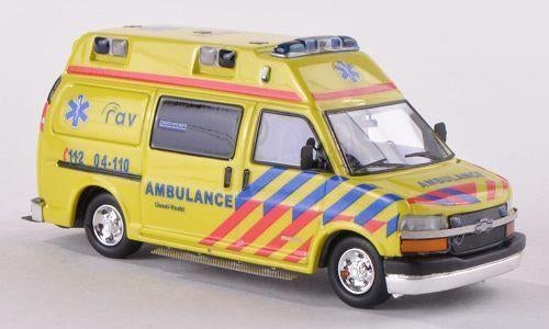 Chevrolet GMT 610 Ambulance Nederland, Hobby en Vrije tijd, Modelauto's | 1:87, Ophalen of Verzenden, Zo goed als nieuw, Auto