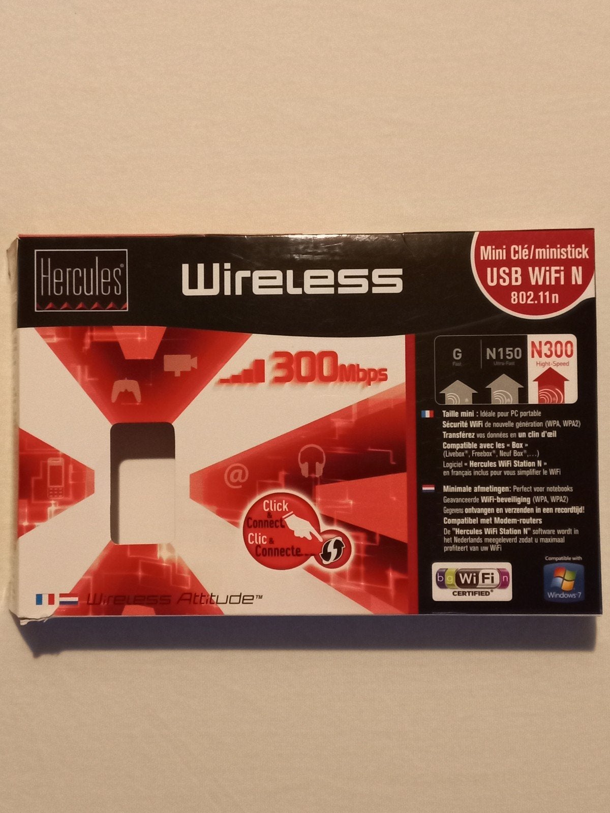 Hercules wireless mini usb netwerk adapter / dongle, Ophalen of Verzenden