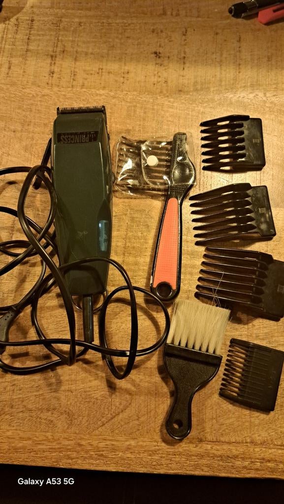 Vintage Princess tondeuse met accessoires, Ophalen of Verzenden