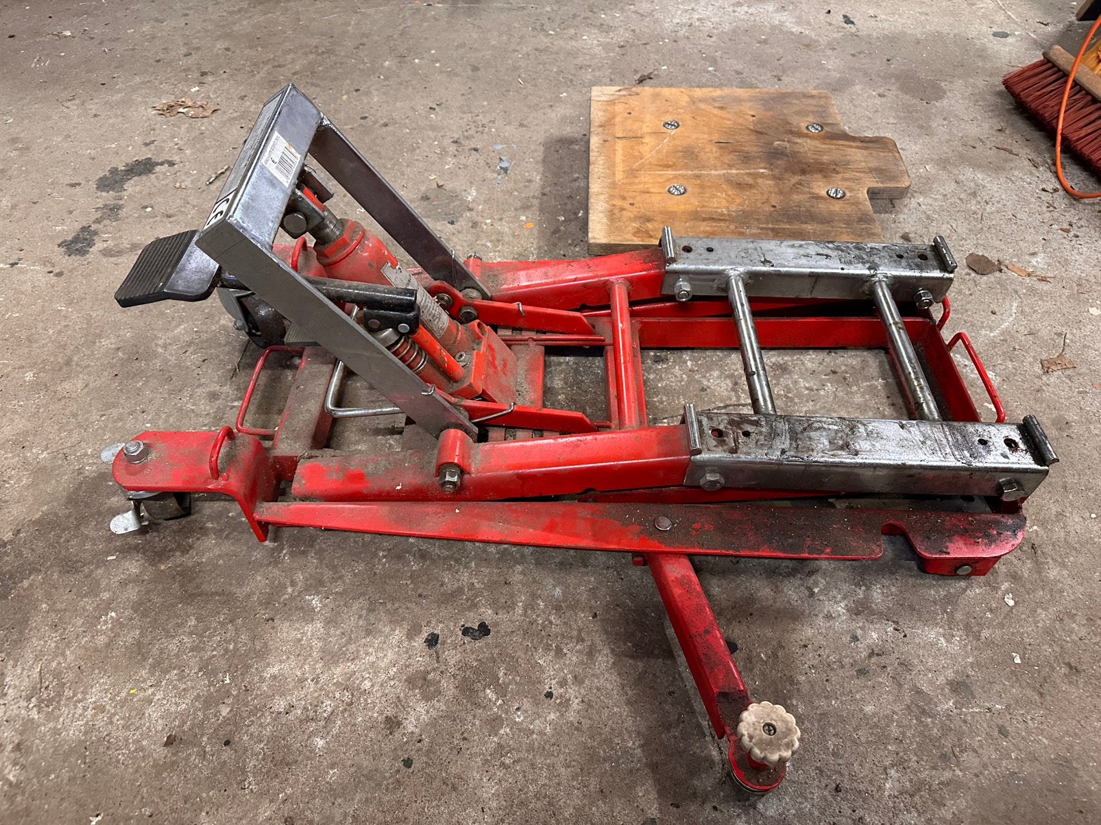 Motor hef, Ophalen, Gebruikt