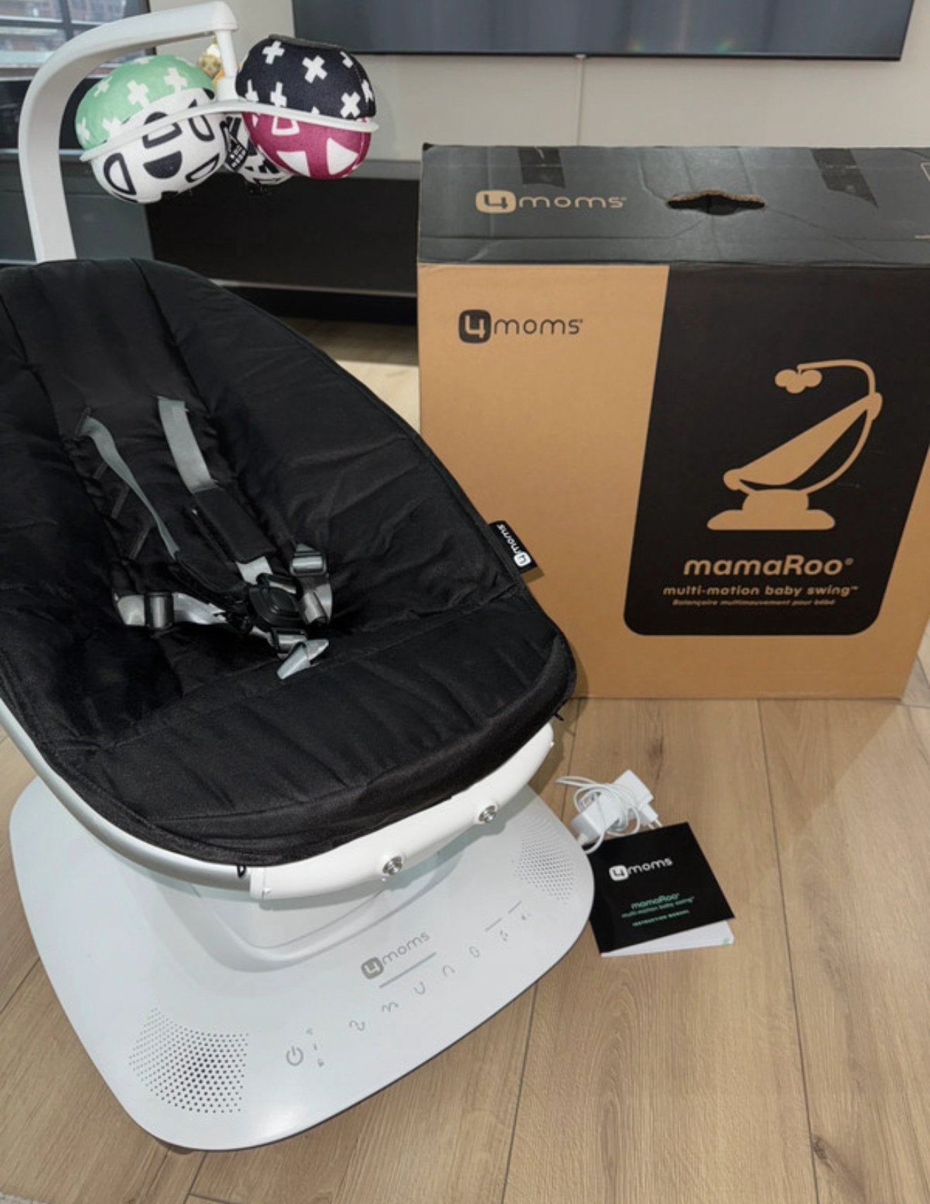 4moms mamaroo 5 elektrische wipstoel, Kinderen en Baby's, Wipstoeltjes, Schommelstoel, Verstelbaar, Nieuw, Ophalen of Verzenden