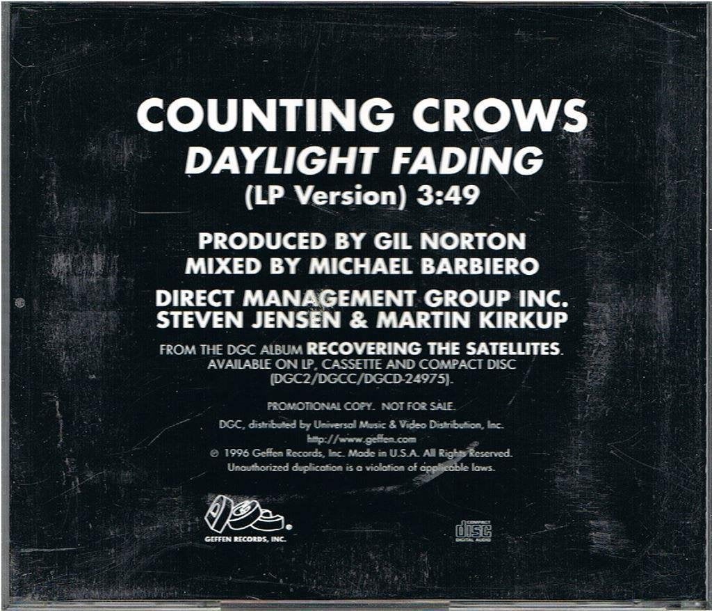cd-maxi van Counting Crows – Daylight Fading [promo], Verzenden, Zo goed als nieuw, Pop