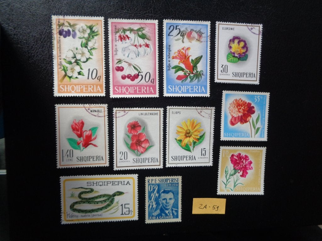 albanie - diverse (za-59), Ophalen of Verzenden, Overige landen, Gestempeld