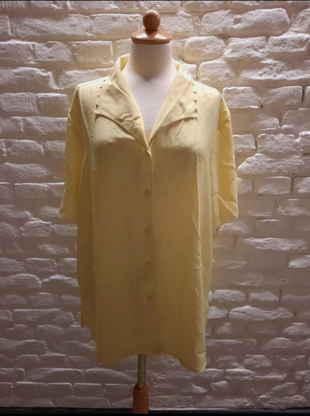 Oscar B Gele Blouse Maat 46, Verzenden, Geel, Maat 46/48 (XL) of groter, Oscar B