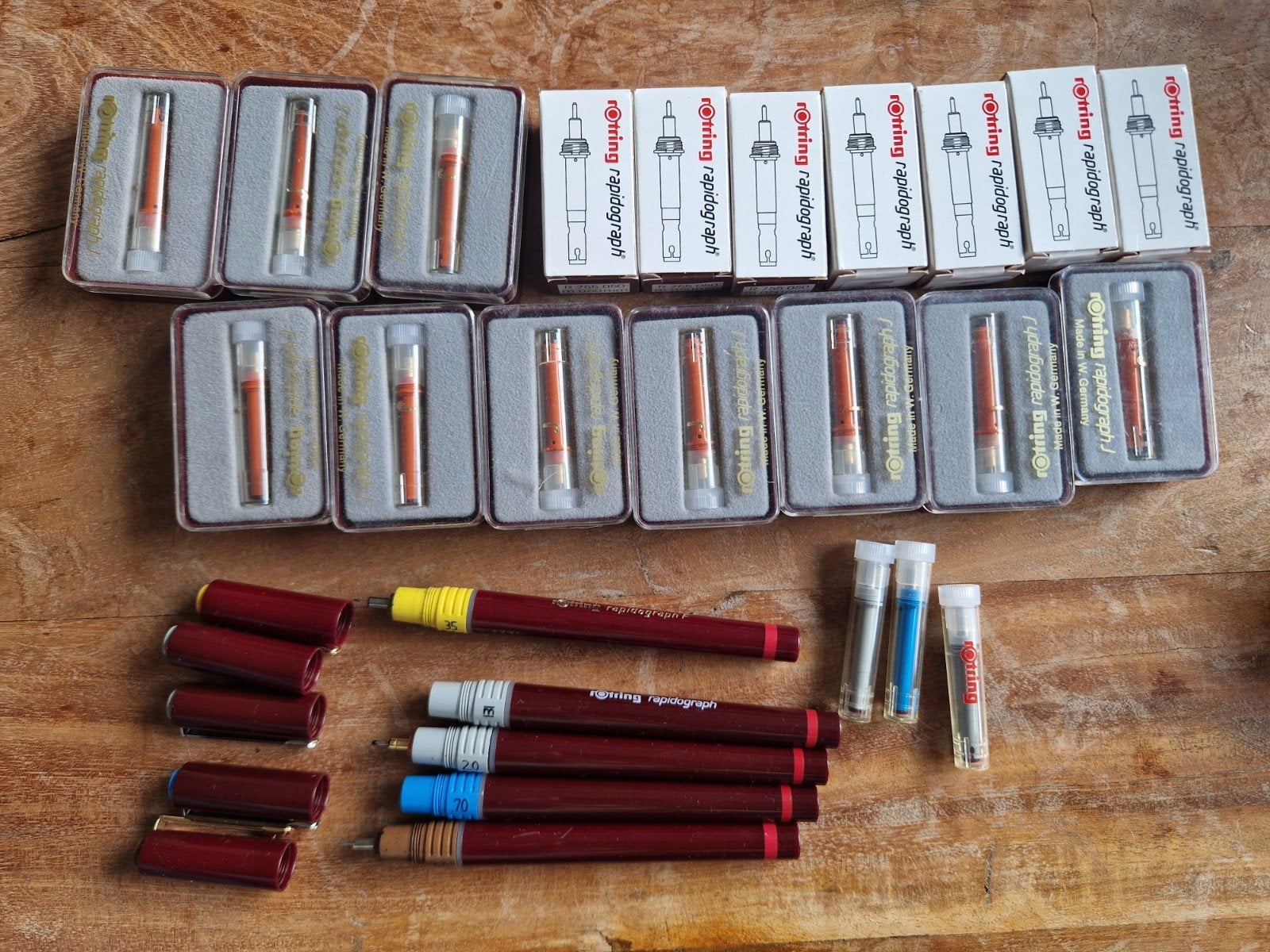 Rotring rapidograph pennen, Ophalen of Verzenden