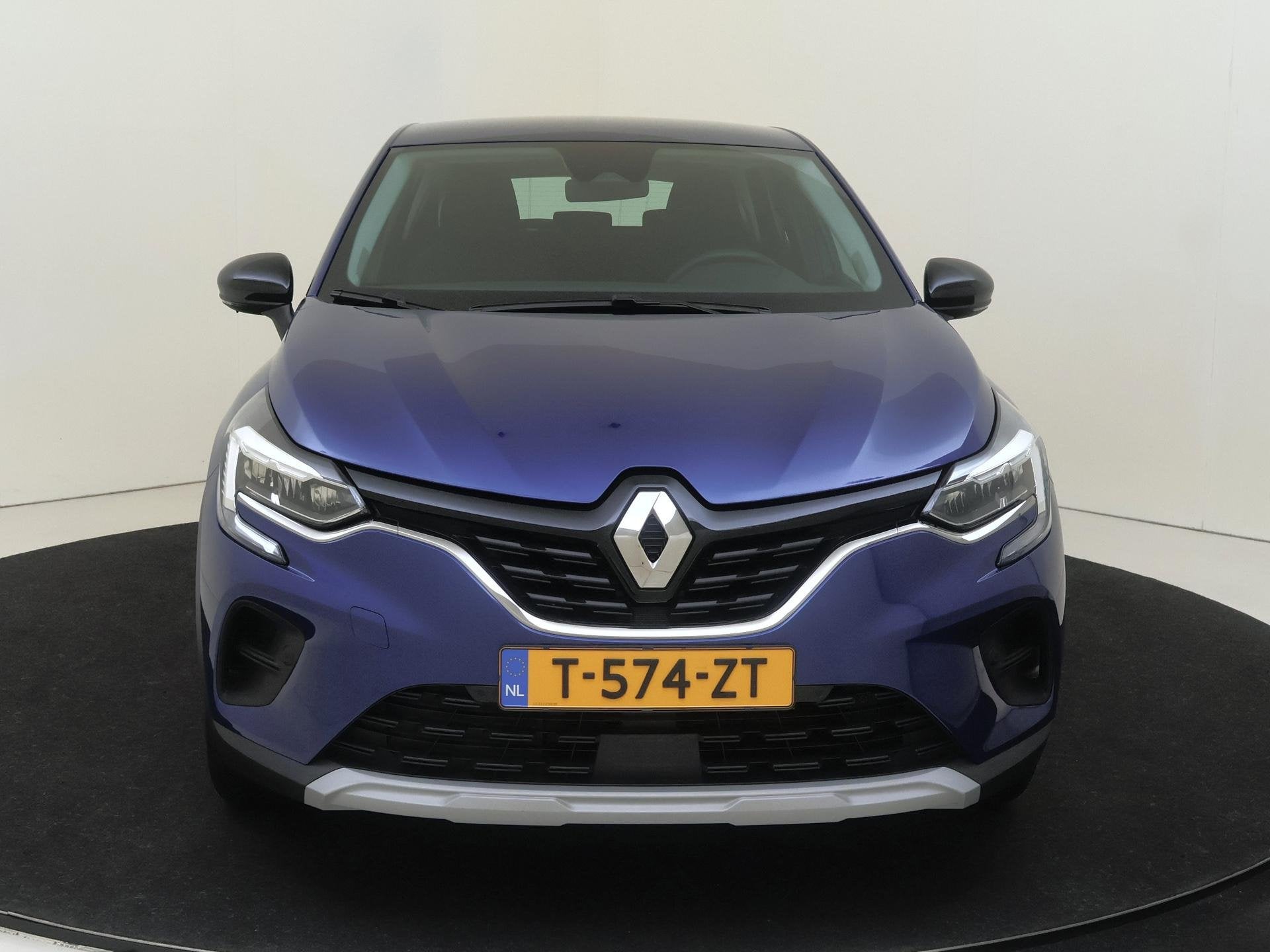 Renault Captur 1.6 E-Tech full hybrid 145 PK evolution | Aut, Stof, Gebruikt, 715 kg, Blauw