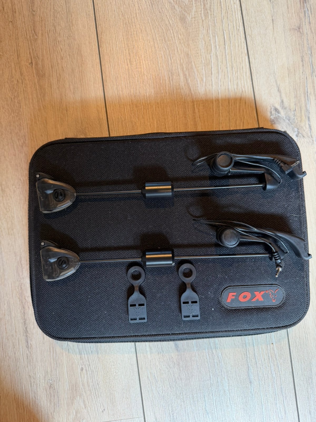 Fox MK2 Illuminated Swinger Black Zwart 2 stuks incl. case, Watersport en Boten, Ophalen of Verzenden, Zo goed als nieuw, Overige typen