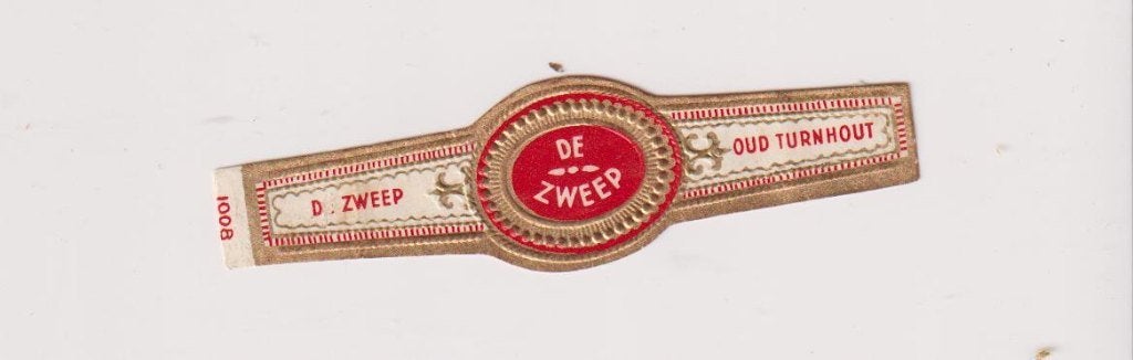 sigarenbanden - DE ZWEEP, Ophalen of Verzenden, Zo goed als nieuw, Sigarenbandjes