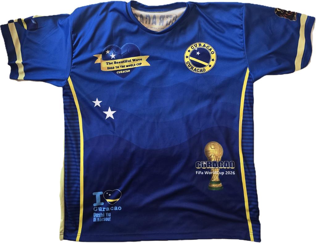 Curacau WK shirt topmodel, Kleding | Dames, Verzenden, Nieuw, Overige kleuren, Korte mouw