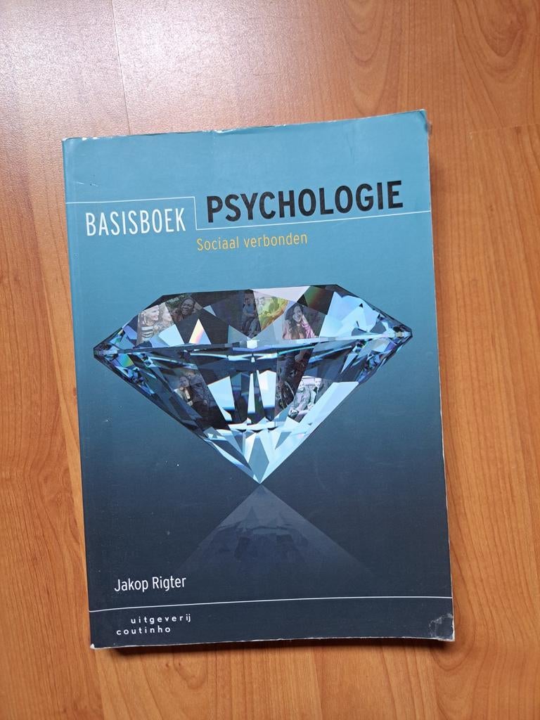 Jakop Rigter - Basisboek psychologie, Boeken, Sociale psychologie, Jakop Rigter, Ophalen of Verzenden, Zo goed als nieuw