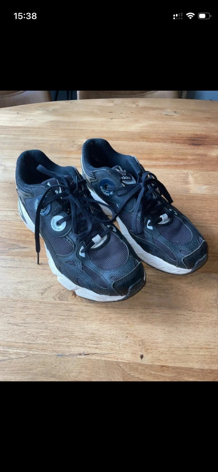 Adidas sneakers zwart, maat 40, Zwart, Ophalen of Verzenden, Sneakers of Gympen, Gedragen