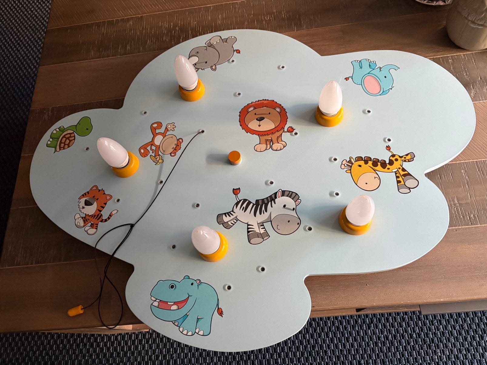 Leuke kinderlamp met dieren voor de kinderkamer, Gebruikt, Modern, Meerkleurig, LED