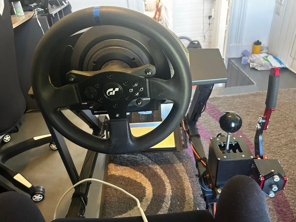 Thrustmaster T300 RS, 2 sturen, pedalen, H-shifter & handrem, Racestuur, Gebruikt, Force feedback, Ophalen of Verzenden