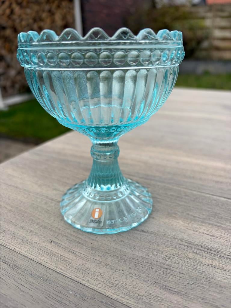 Marimekko Mariskooli Iittala watergroen, Antiek en Kunst, Antiek | Glas en Kristal, Ophalen of Verzenden