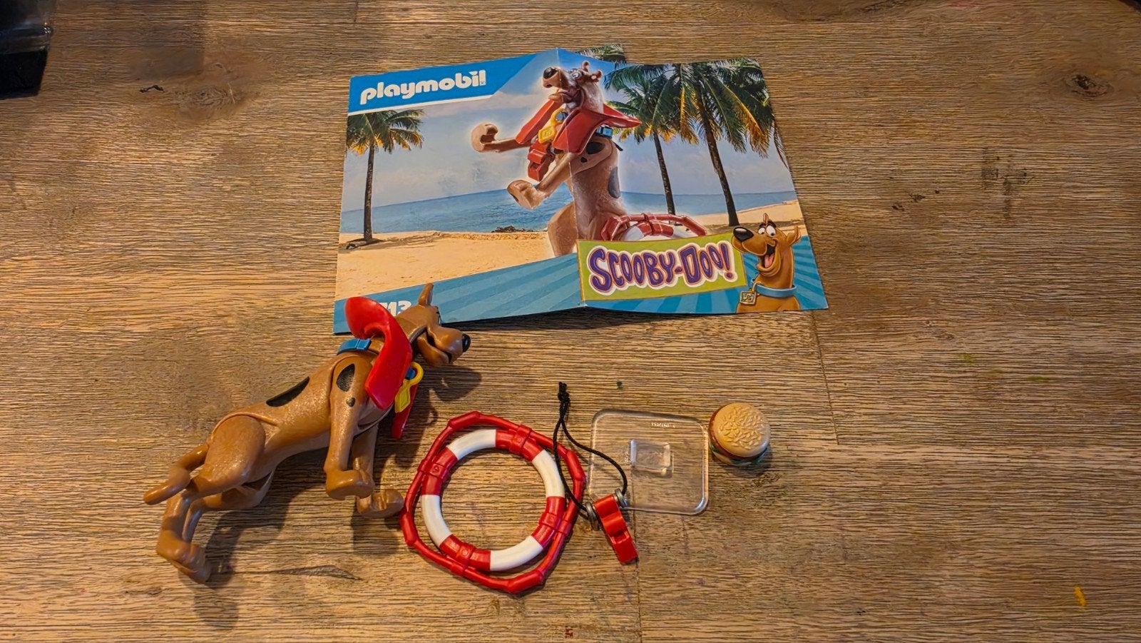 Playmobil Scooby-Doo! 70713 Scooby met reddingsboei, Complete set, Ophalen of Verzenden, Zo goed als nieuw, Figuren