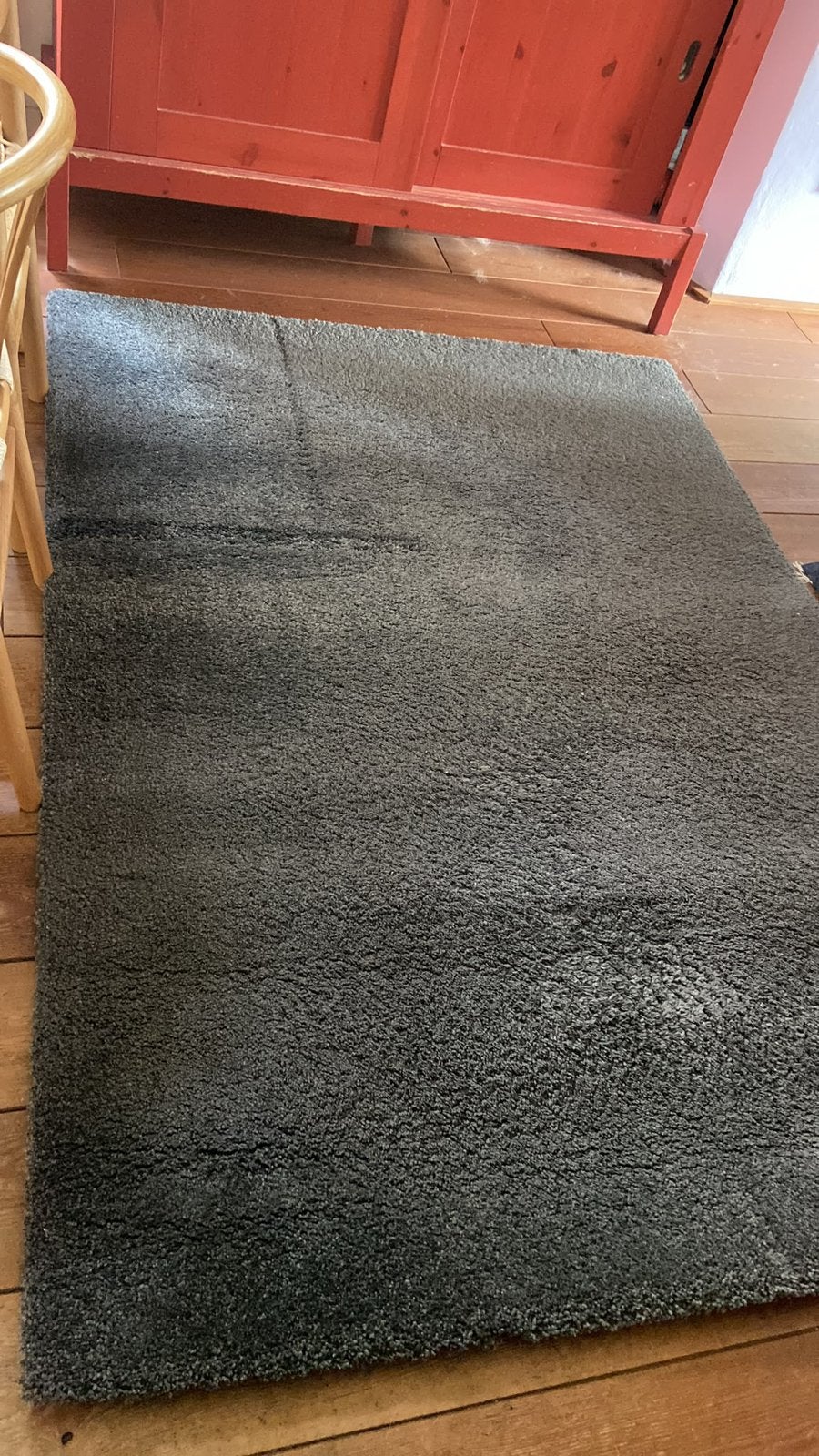 Grijs laagpolig rechthoekig vloerkleed Ikea Adum, Huis en Inrichting, Stoffering | Tapijten en Kleden, Ophalen, 200 cm of meer
