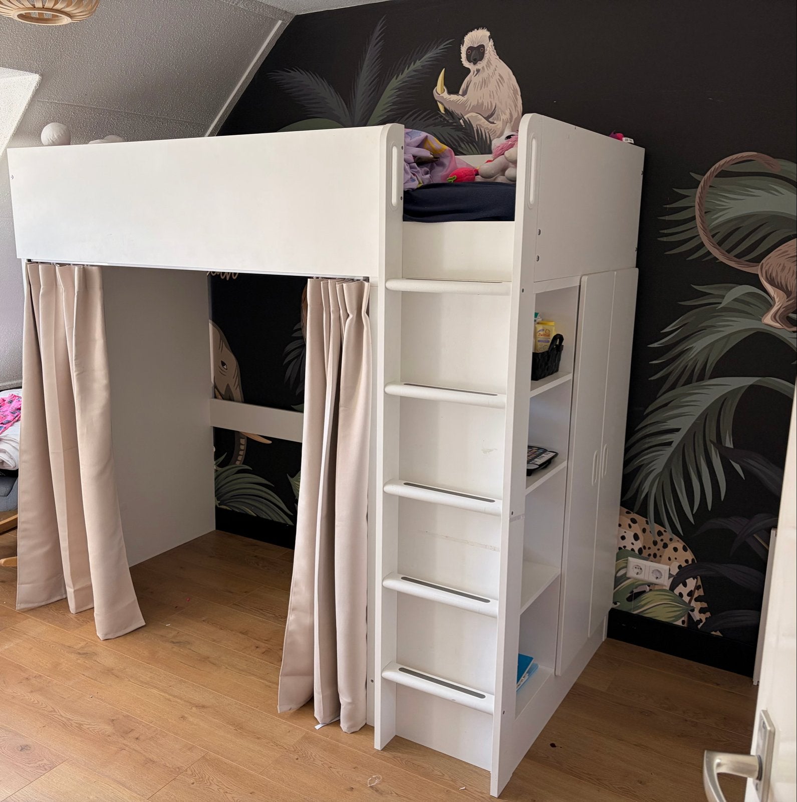 Ikea Smastad Hoogslaper, Ophalen, Gebruikt, Eenpersoons, 90 cm