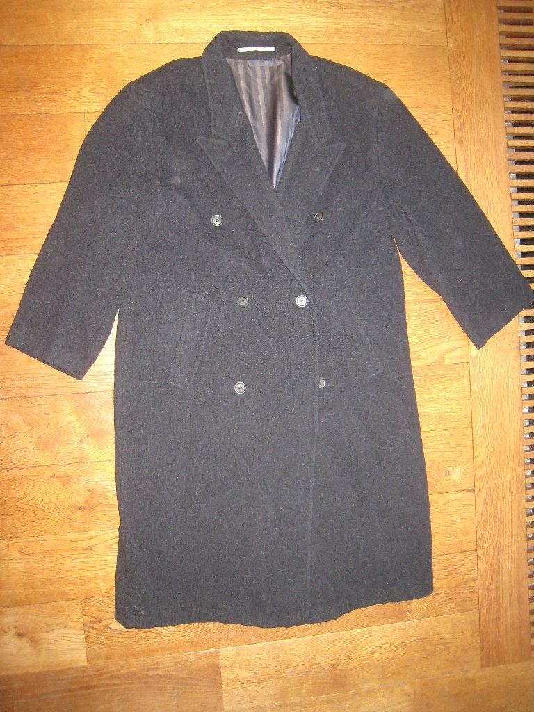 zwarte jas, Angelo Litrico, maat 48, Zwart, Maat 46/48 (XL) of groter, Zo goed als nieuw, Verzenden
