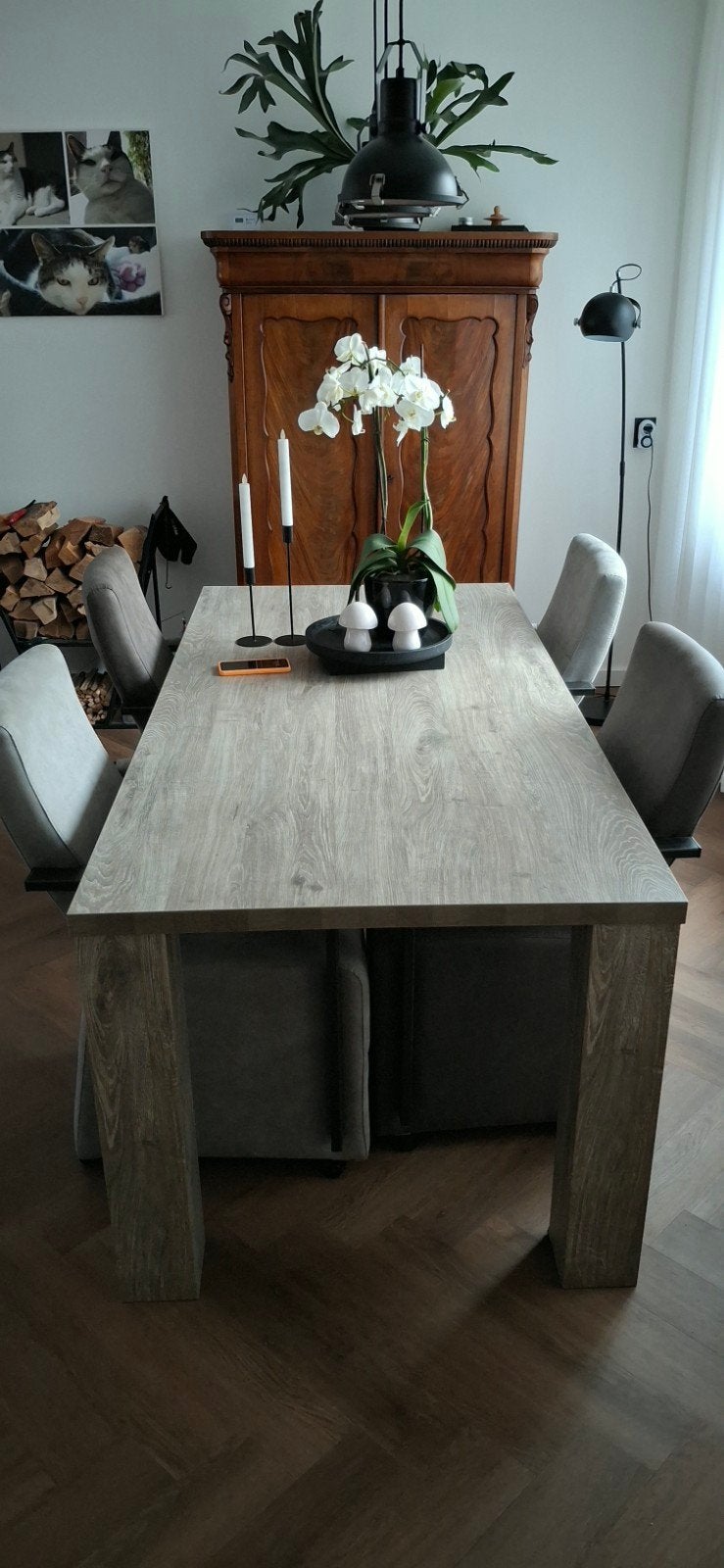Zo goed als nieuwe meubelset eind november, Ophalen, Zo goed als nieuw, Modern, Houtlook, Minder dan 4 stoelen