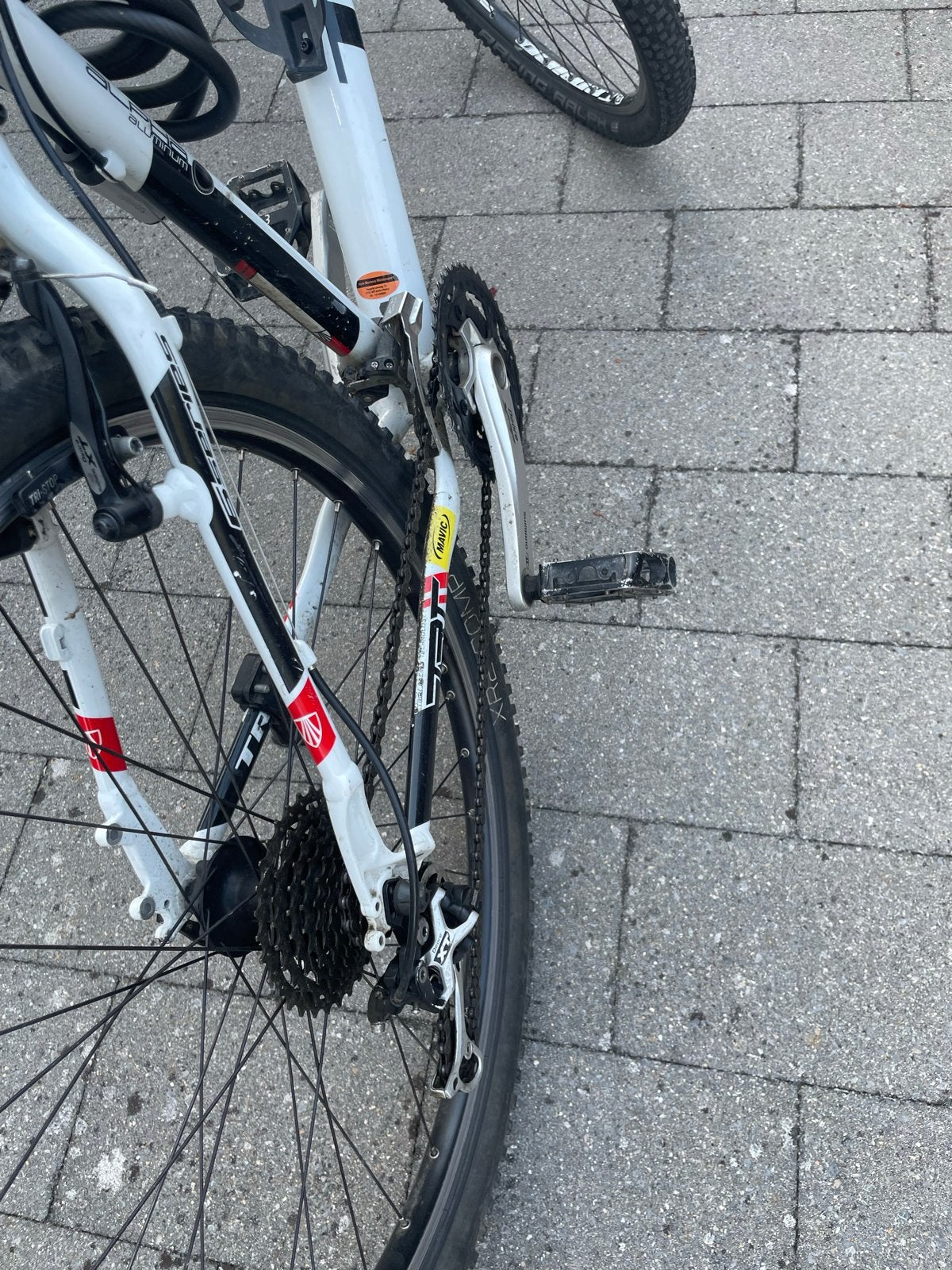 Trek 6700 Mountainbike - Wit/Zwart - Goede Staat, Fietsen en Brommers, Fietsen | Mountainbikes en ATB, Ophalen, Gebruikt, Hardtail