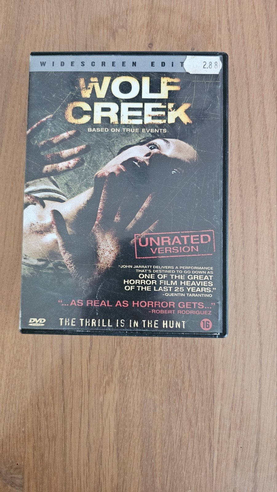 Wolf Creek DVD - Ongecensureerde Horrorfilm, Cd's en Dvd's, Dvd's | Horror, Vanaf 16 jaar, Ophalen of Verzenden, Gebruikt, Slasher