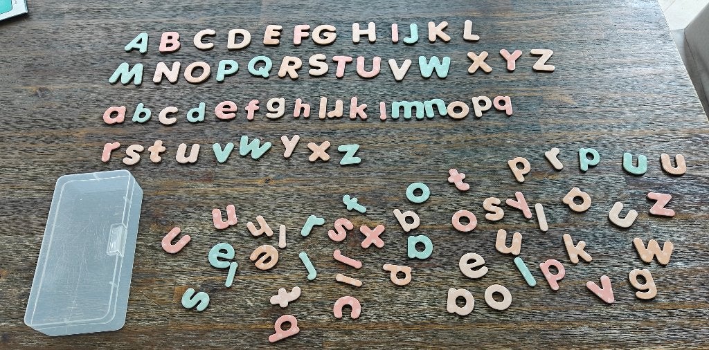 Magnetische Letters, Kinderen en Baby's, Ophalen, Zo goed als nieuw