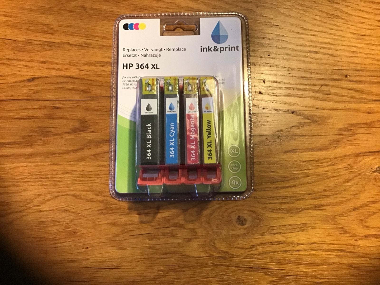 HP 364 XL Inktpatronen - 4 kleuren set, Ophalen of Verzenden, Nieuw, Cartridge