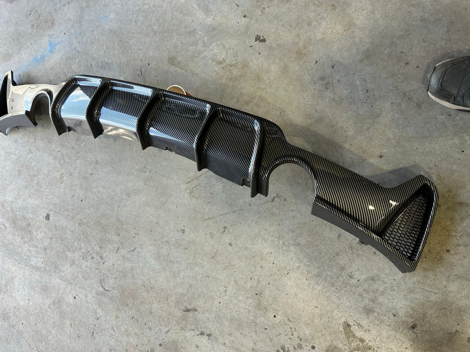 BMW F32 F33 F36 Carbon Look Diffuser, Auto-onderdelen, Nieuw, Ophalen of Verzenden, Achter, Bumper
