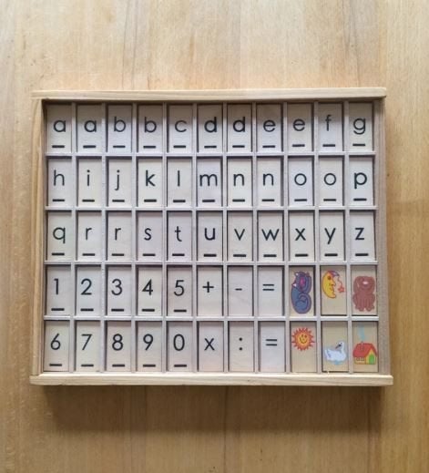 houten letterbak met schuifdeksel, Ophalen of Verzenden, Zo goed als nieuw, Overige typen