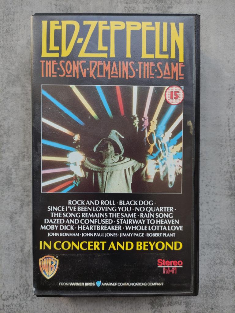 Led zeppelin the song remains the same vhs, Alle leeftijden, Ophalen of Verzenden