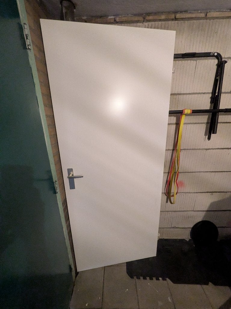 Opdekdeur Rechts, Doe-het-zelf en Verbouw, Deuren en Horren, Ophalen, Gebruikt, 80 tot 100 cm, Binnendeur
