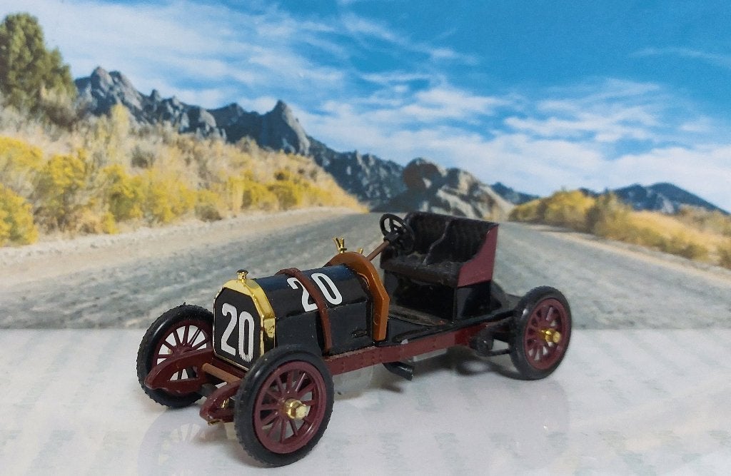 1:43 Fiat 75 HP "Corsa" #20; Coppa Florio 1904; Brumm R009, Hobby en Vrije tijd, Ophalen of Verzenden, Gebruikt, Auto, Overige merken