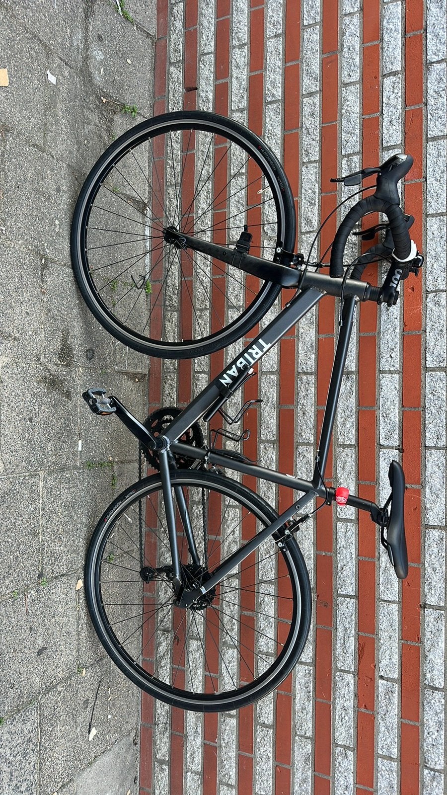 Triban RC 120 C – Zwart – Zeer goede staat, Fietsen en Brommers, Overige merken, Minder dan 10 versnellingen, Aluminium, Ophalen of Verzenden
