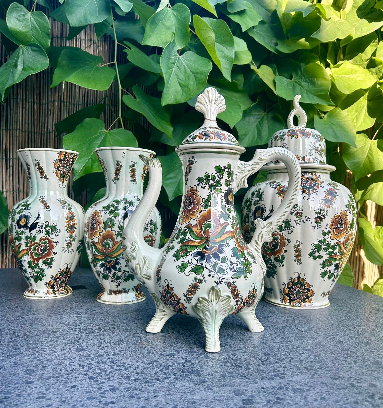 Prachtige Set Hubert Bequet – Belgisch Sieraardewerk, Ophalen