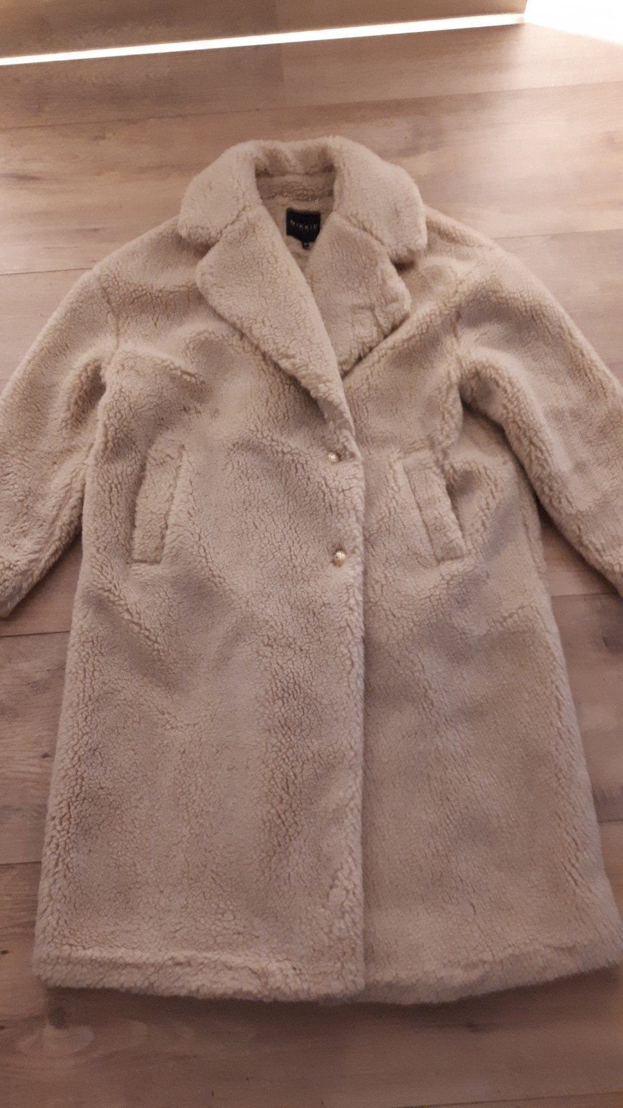 Nikkie teddy jas maat 34, Kleding | Dames, Beige, Ophalen of Verzenden, Zo goed als nieuw, Nikkie