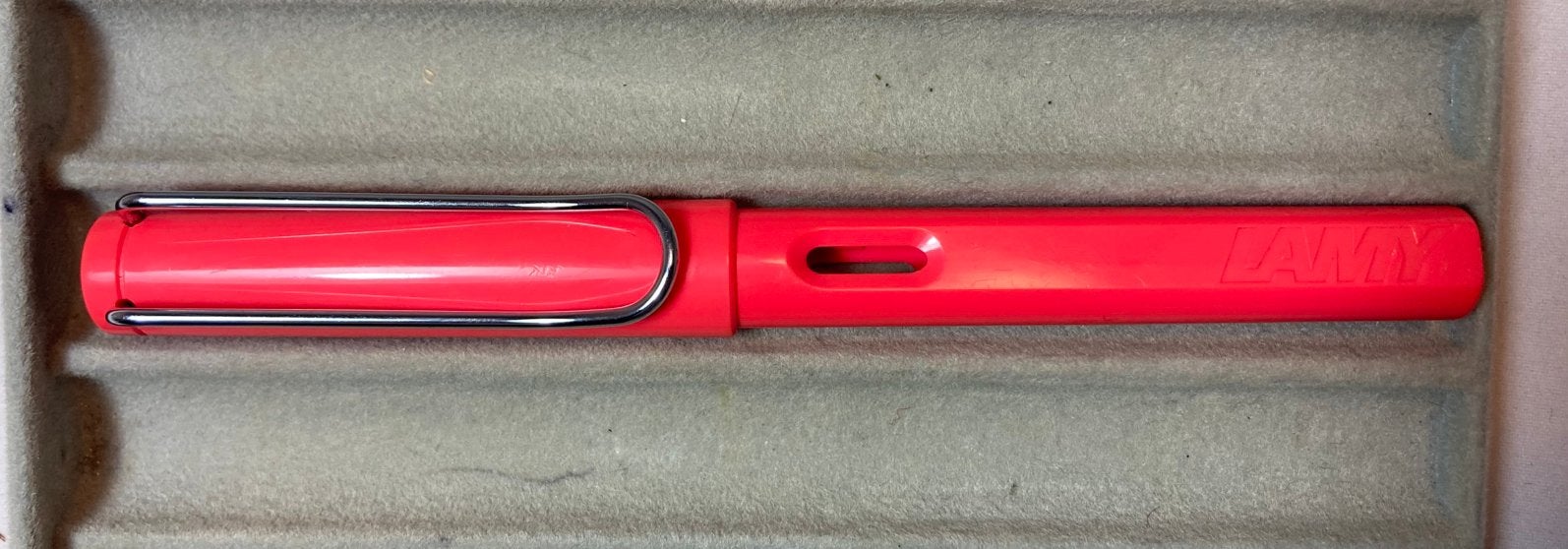 Lamy Safari vulpen, neon orange, Ophalen of Verzenden, Zo goed als nieuw, Vulpen, Overige merken
