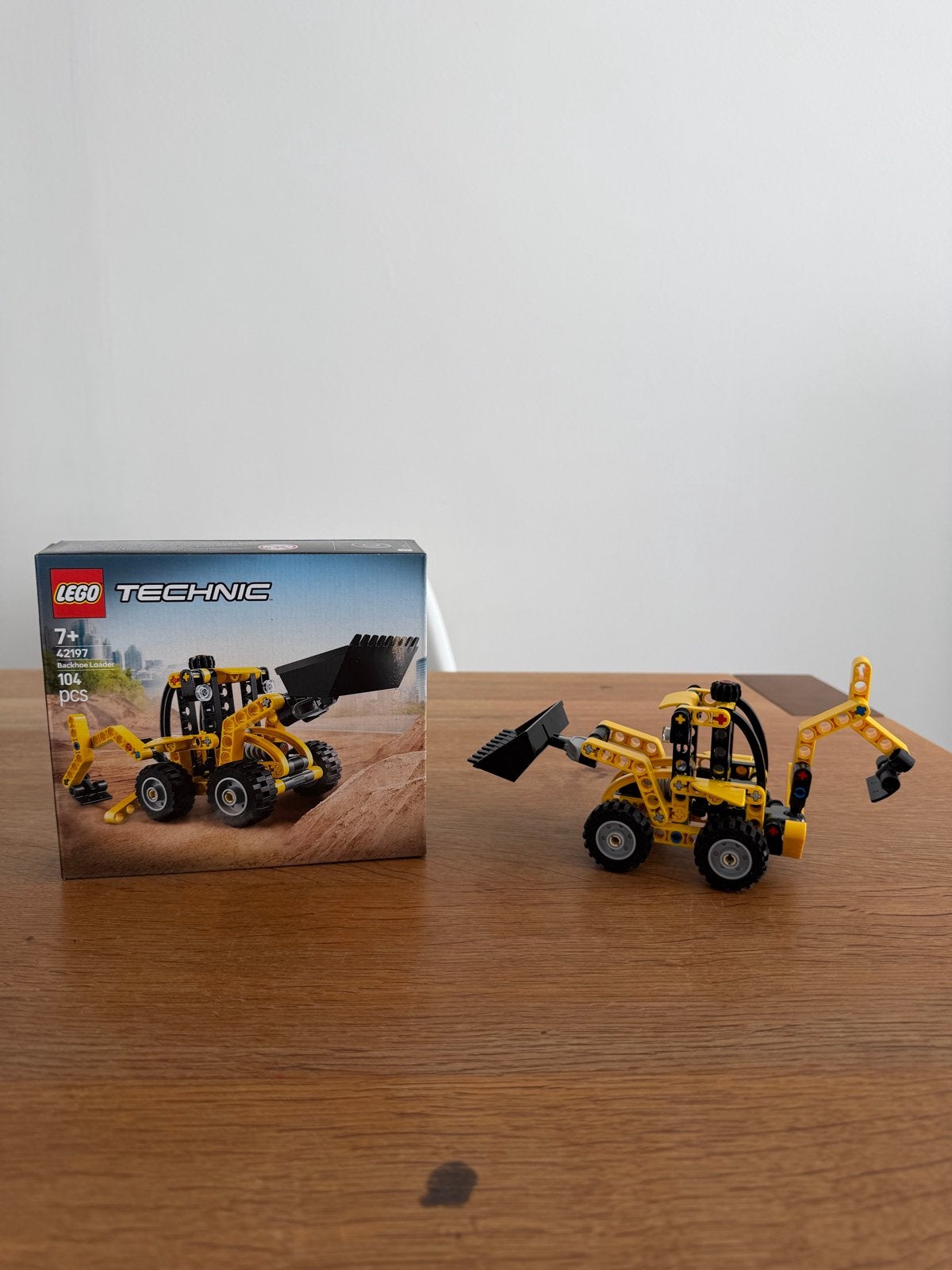 Lego Technic 42197 Backhoe Loader Graafmachine, Ophalen of Verzenden, Zo goed als nieuw