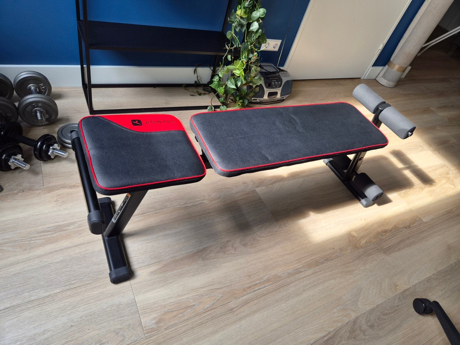 Domyos halterbank / bench press bank, Ophalen