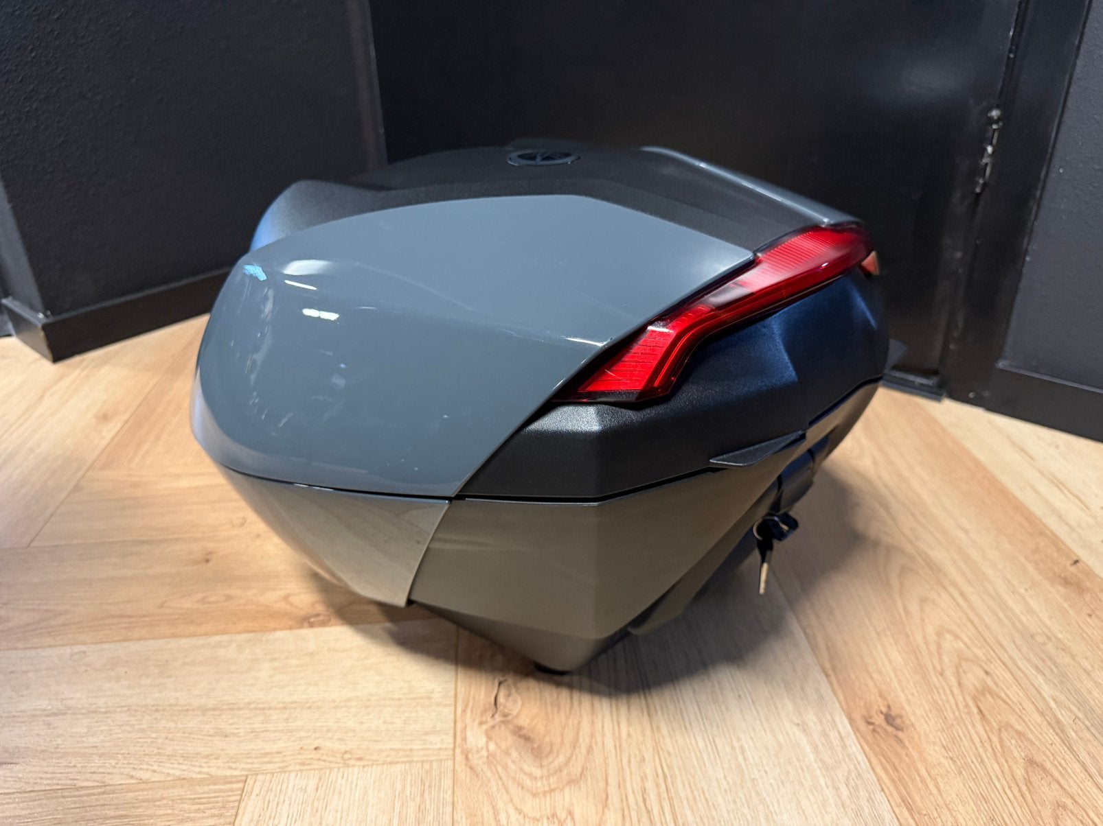 Yamaha 34L Topkoffer Power Grey incl 2 Sleutels case koffer, Verzenden, Zo goed als nieuw