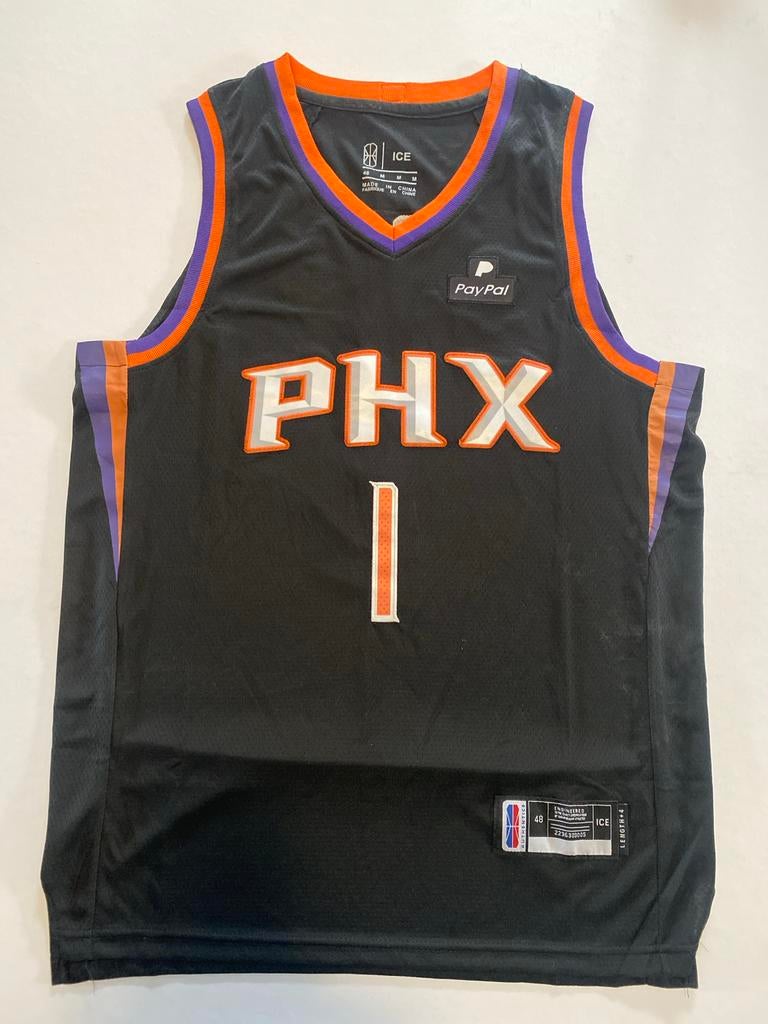 Phoenix Suns Devin Booker NBA Basketbal Shirt Maat M, Ophalen of Verzenden, Zo goed als nieuw, Maat 48/50 (M), Zwart