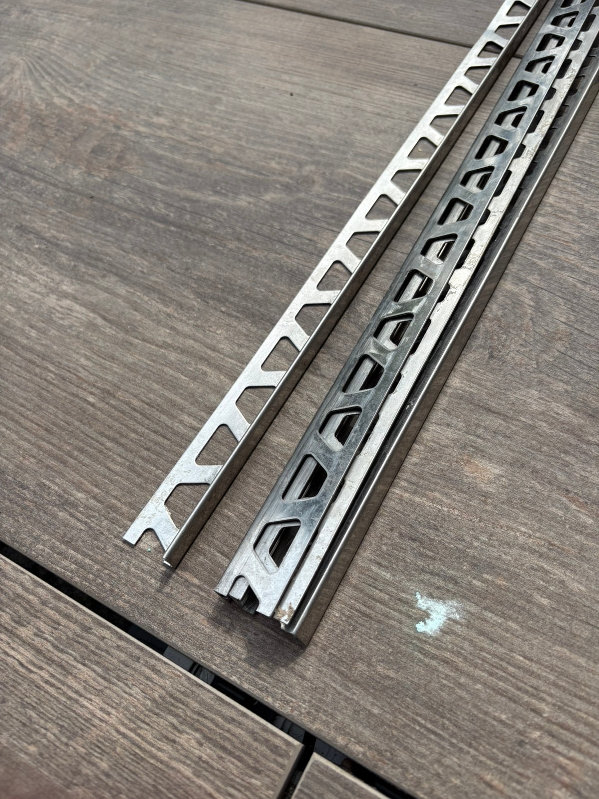 Tegelprofiel / tegelstrips RVS 300cm, Ophalen, Gebruikt, Overige typen, Minder dan 20 cm