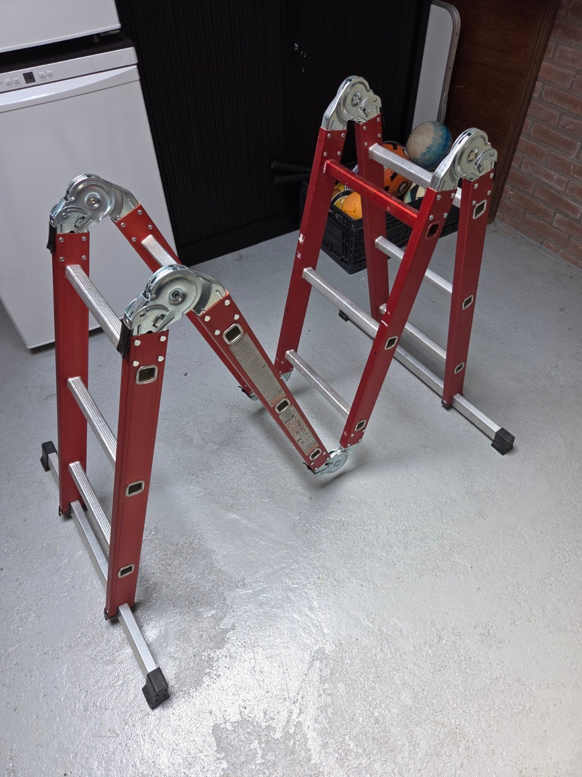Altrex Varitrex-Comfort 4x3 Opvouwbare Ladder., Ophalen