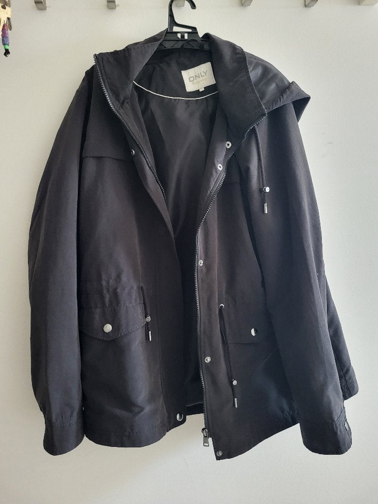 Jas, Kleding | Dames, Jassen | Zomer, Only, Zwart, Maat 46/48 (XL) of groter, Ophalen of Verzenden