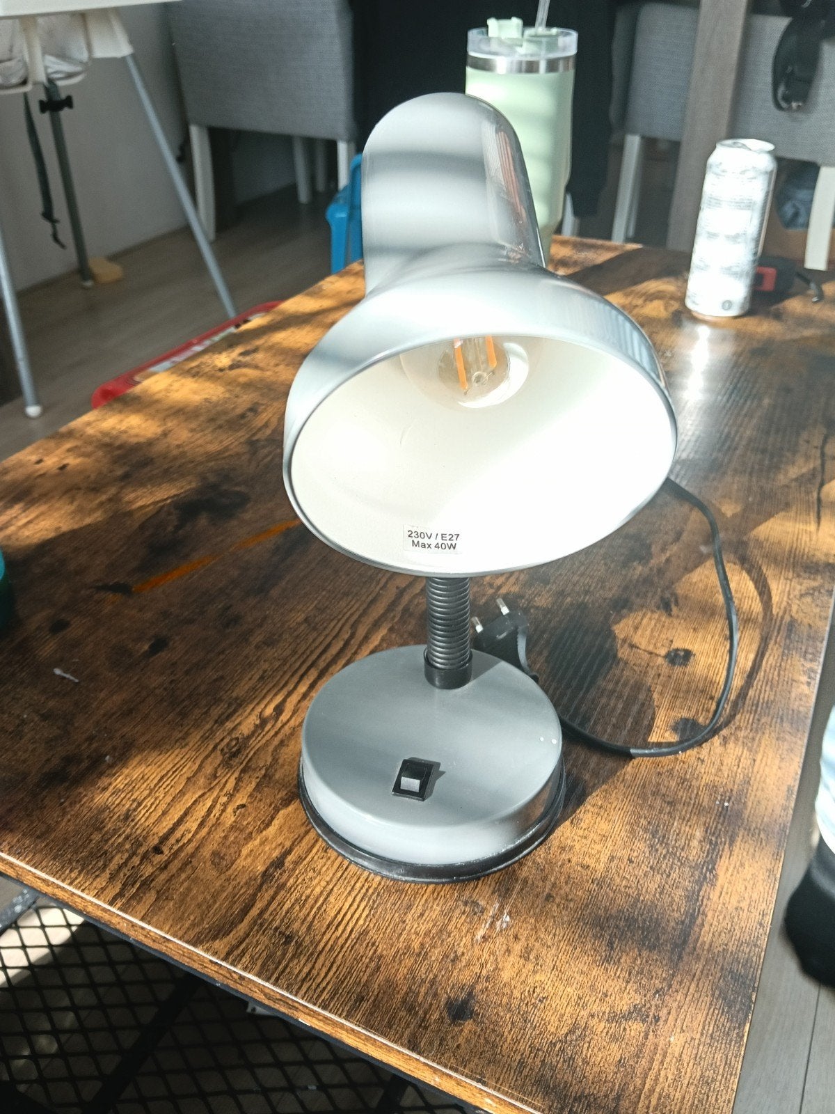 bureau lamp, Ophalen