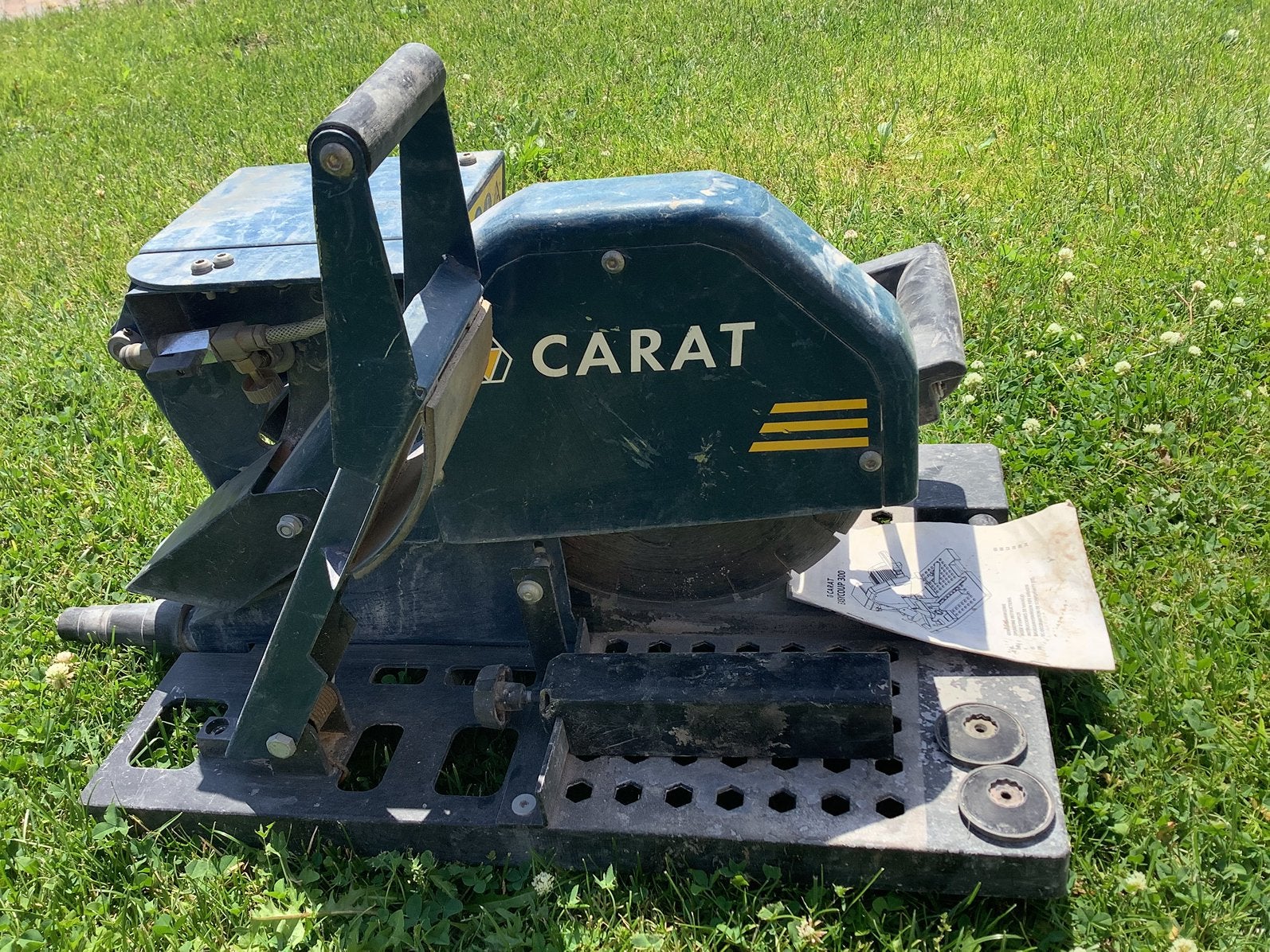 Carat easy coup 300 invalzaag afkortzaag steen nette staat, Ophalen, Gebruikt, 70 mm of meer, Afkortzaag