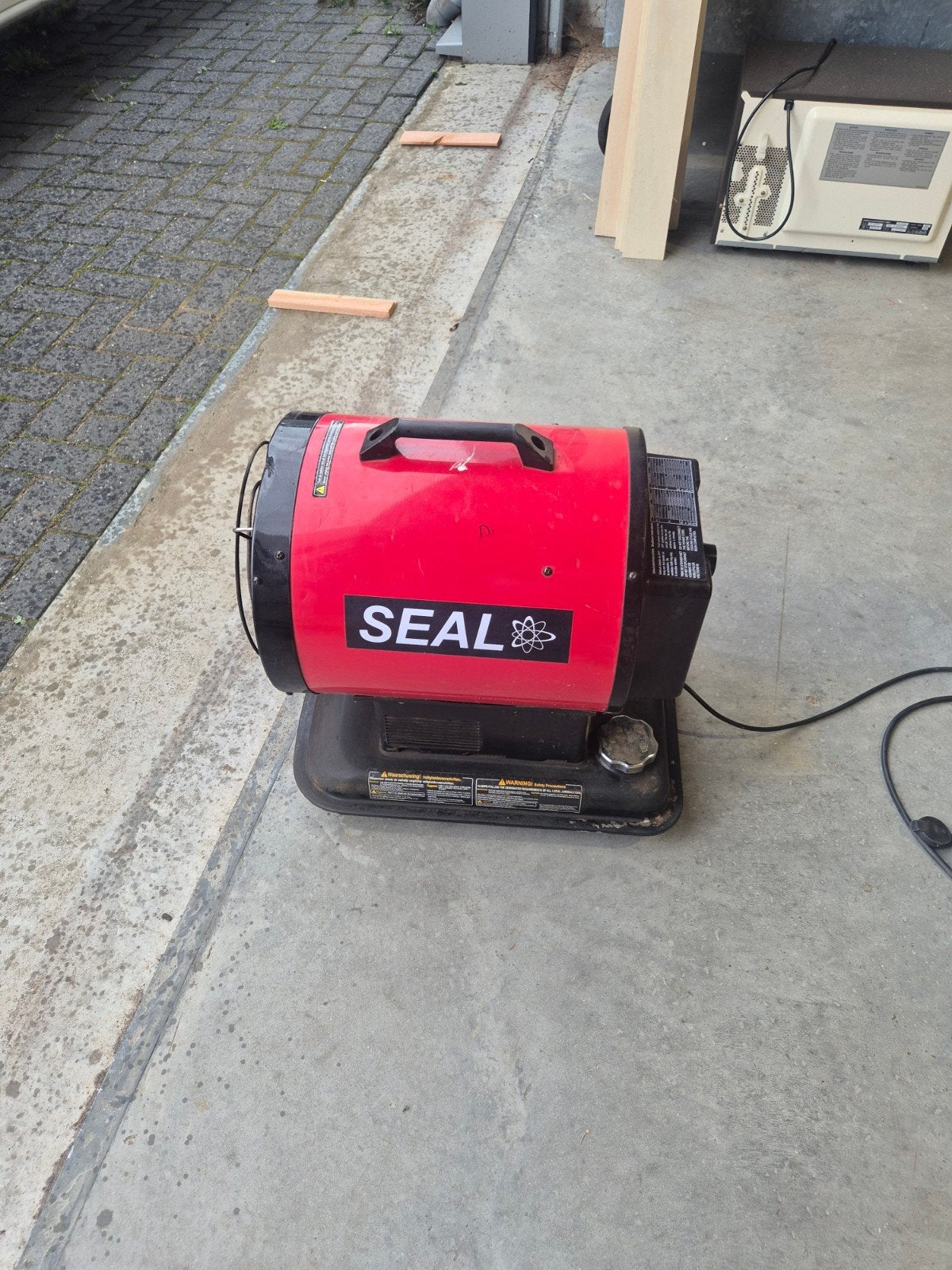 Seal  Straalkachel dieselkachel, Ophalen, 30 tot 80 cm, Gebruikt, Kachel