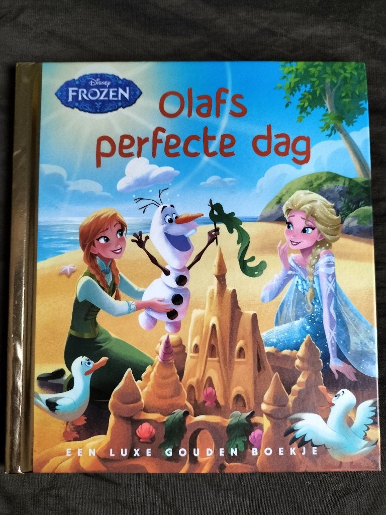 Disney Frozen - Olafs perfecte dag / luxe gouden boekje, Jongen of Meisje, Walt Disney, Zo goed als nieuw, Sprookjes