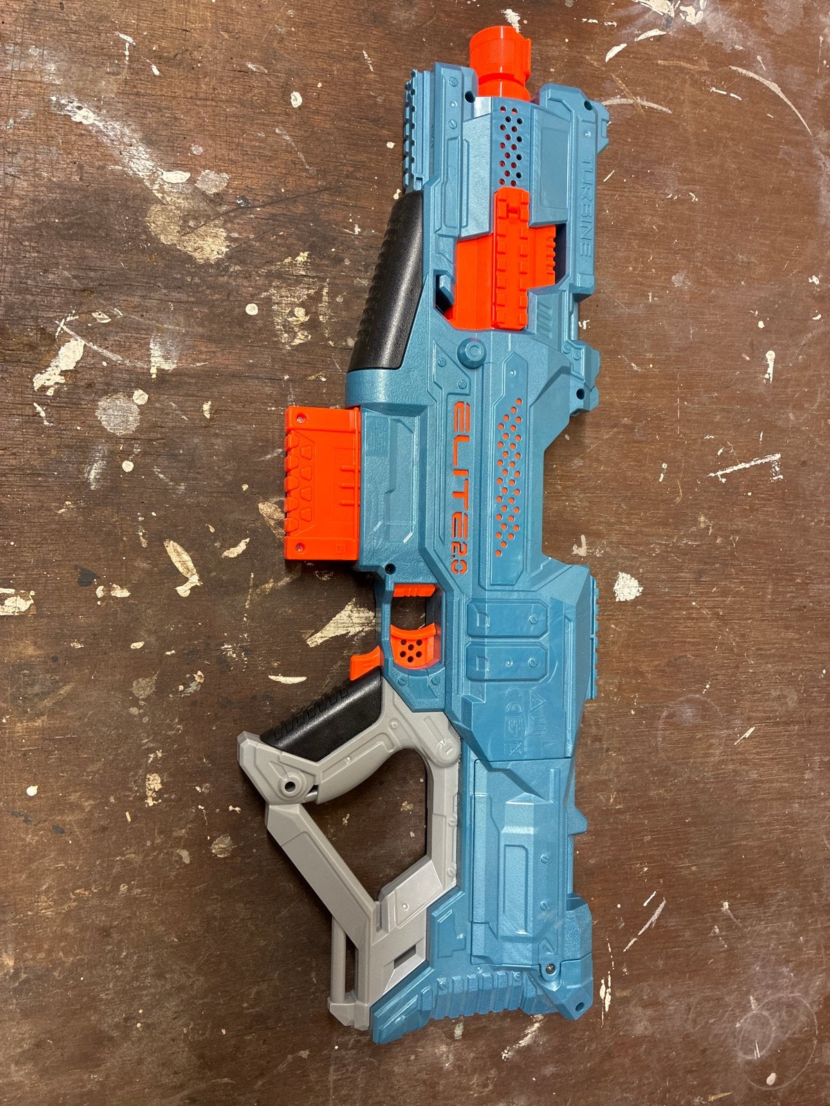 Nerf Elite 2.0 Turbine CS-18 Blaster, Ophalen of Verzenden, Gebruikt