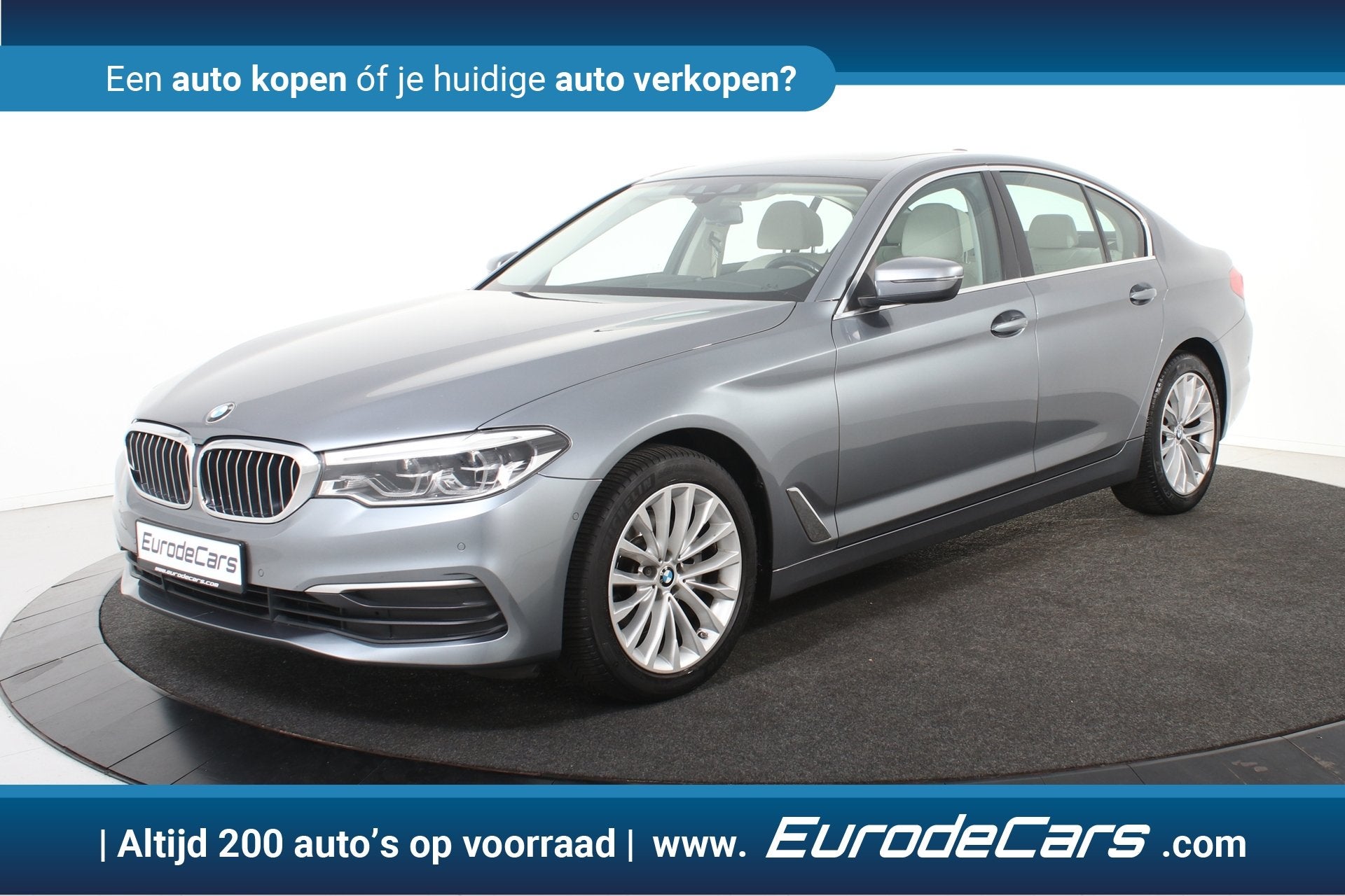 BMW 5 Serie 520i A Luxury *Navigatie*Schuifdak*Memory*, Auto's, Automaat, 1998 cc, Achterwielaandrijving, Gebruikt