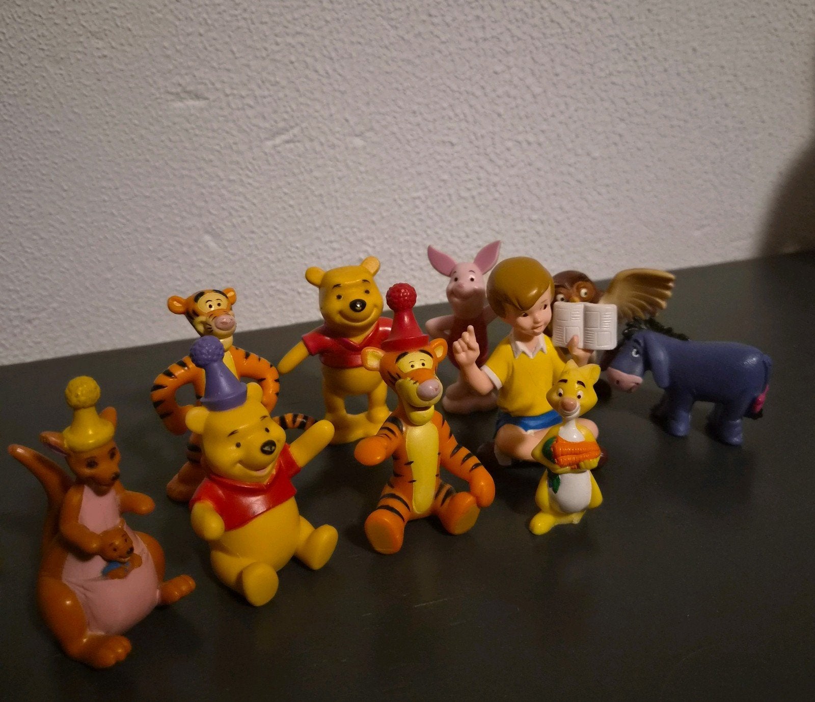 Vintage Winnie the Pooh verzameling- 9 figuren, Ophalen of Verzenden